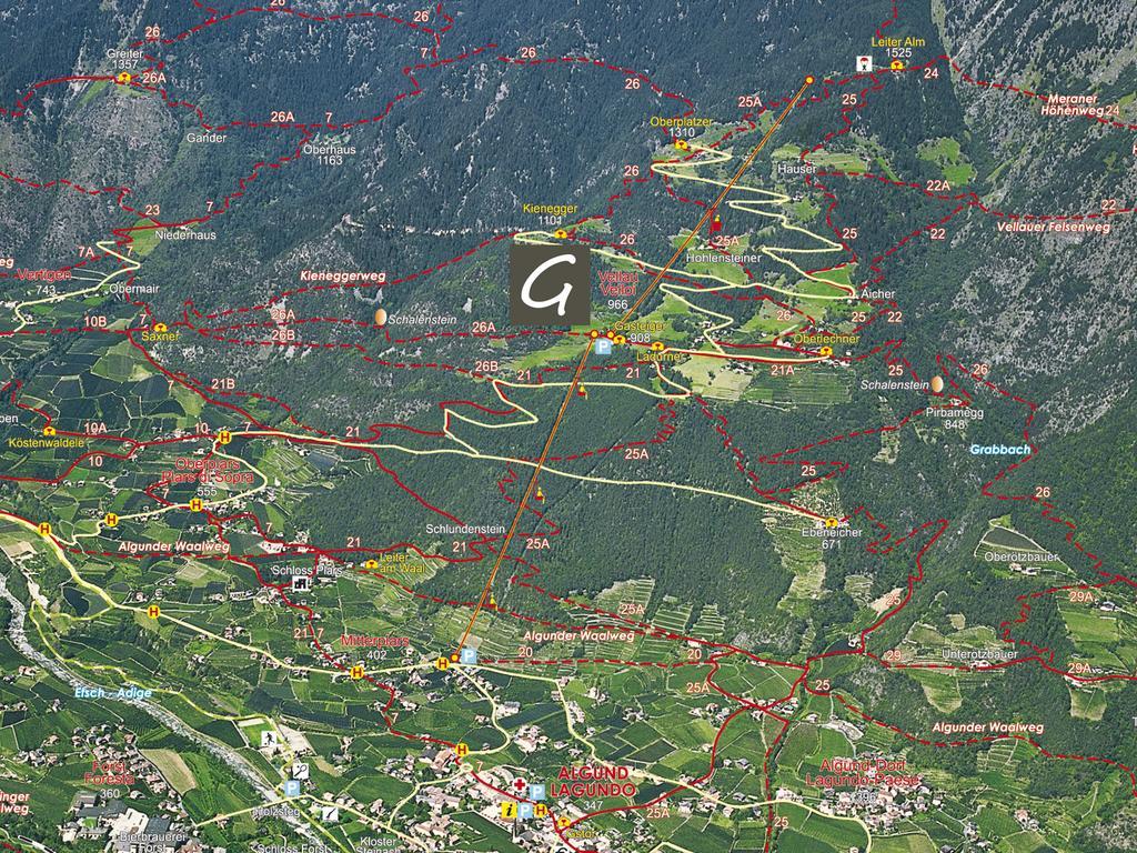 Gasthaus Gasteiger Lagundo Εξωτερικό φωτογραφία